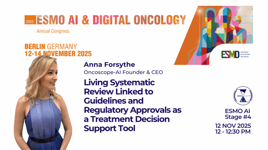 ESMO AI & Digital Oncology Podium Presentation